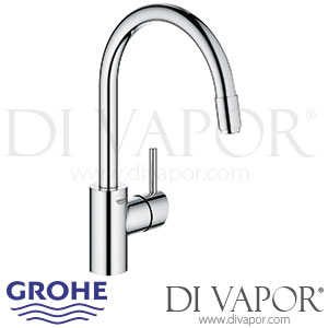 Grohe Concetto Single-Lever Sink Mixer (1/2 Inch) - 2017 to 2020 - Spare Parts 31212003 GEN1